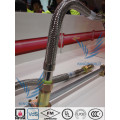 Comprimentos nominais de montagem Mangueira flexível para sprinkler em aço inoxidável UL FM